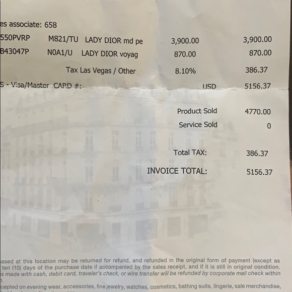 Lady Dior voyage wallet with Dior initial chain - Picture 7 of 7